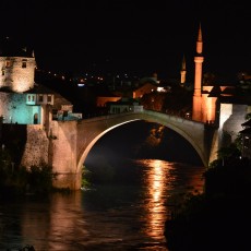 Mostar noću / Mostar at night