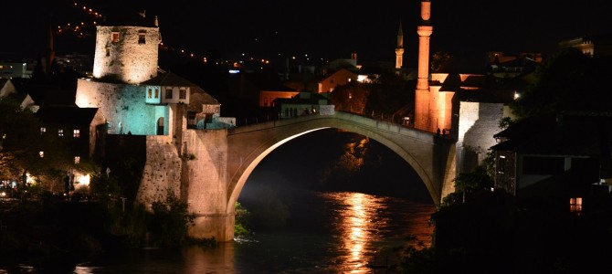 Mostar noću / Mostar at night