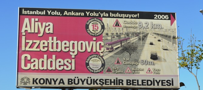 Konya – Ulica Alije Izetbegovića